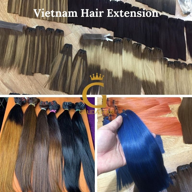 High-quality Vietnamese hair extensions from Gruda Hair