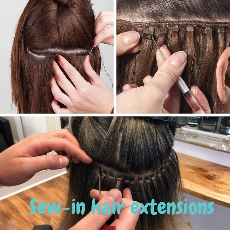 Sew-in hair extensions