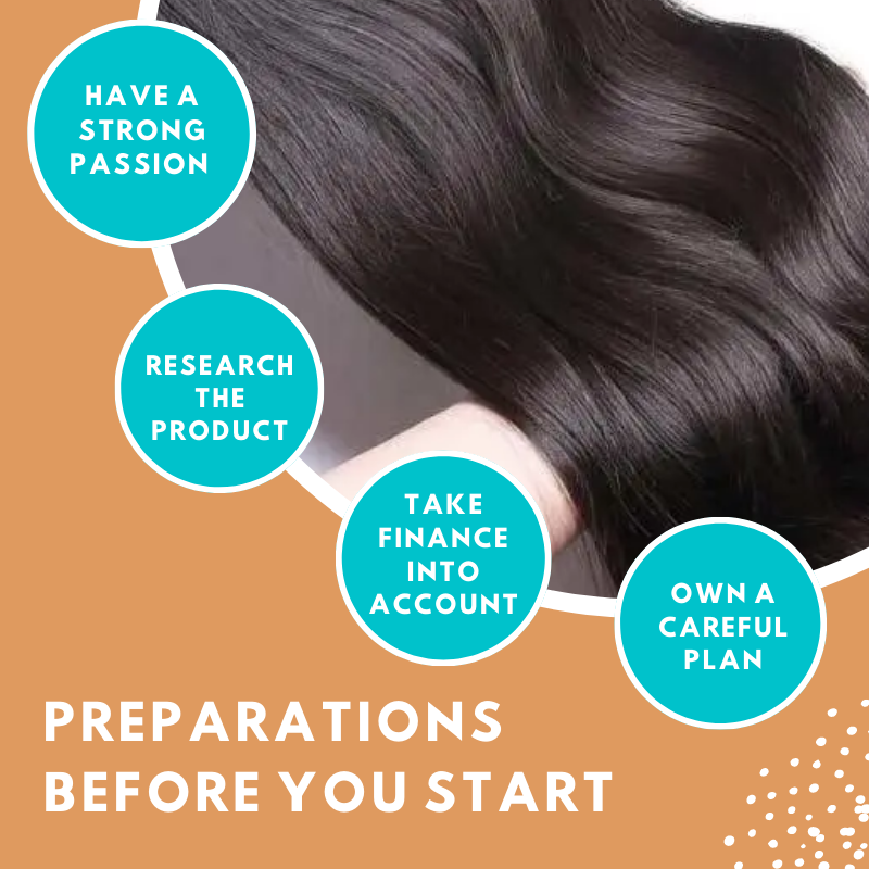 all preparations you should have before starting business hair