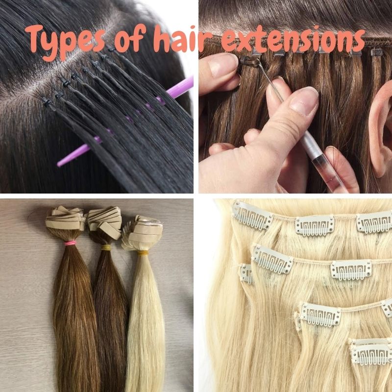 4 types of Hair extensions