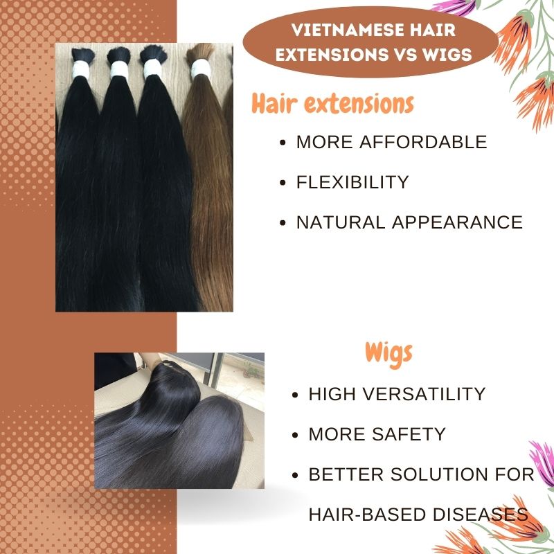 Advantages of Vietnamese hair extensions and Wigs