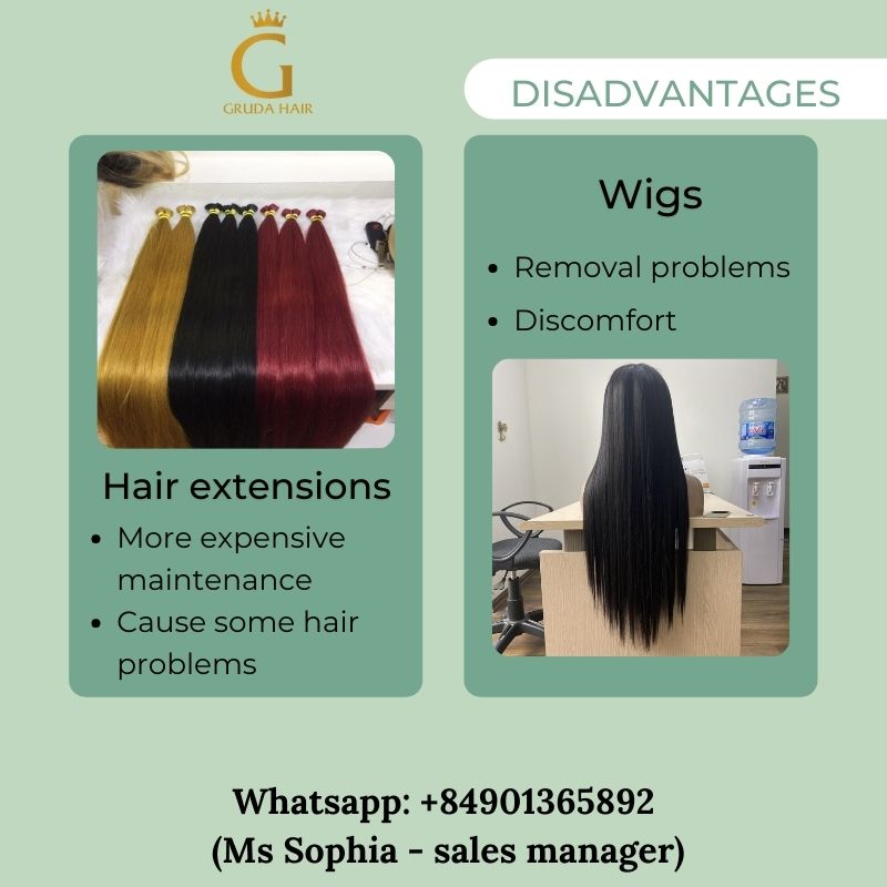 Disadvantages of Vietnamese hair extensions and Wigs