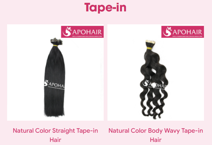 Tape In hair extension