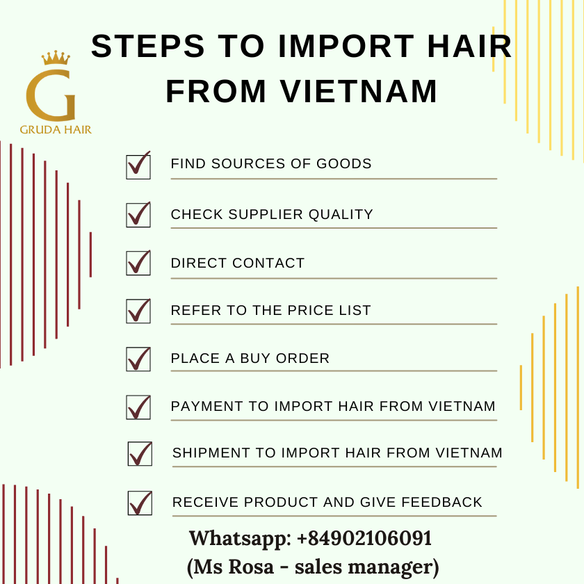 All Steps For Importing Hair From Vietnam