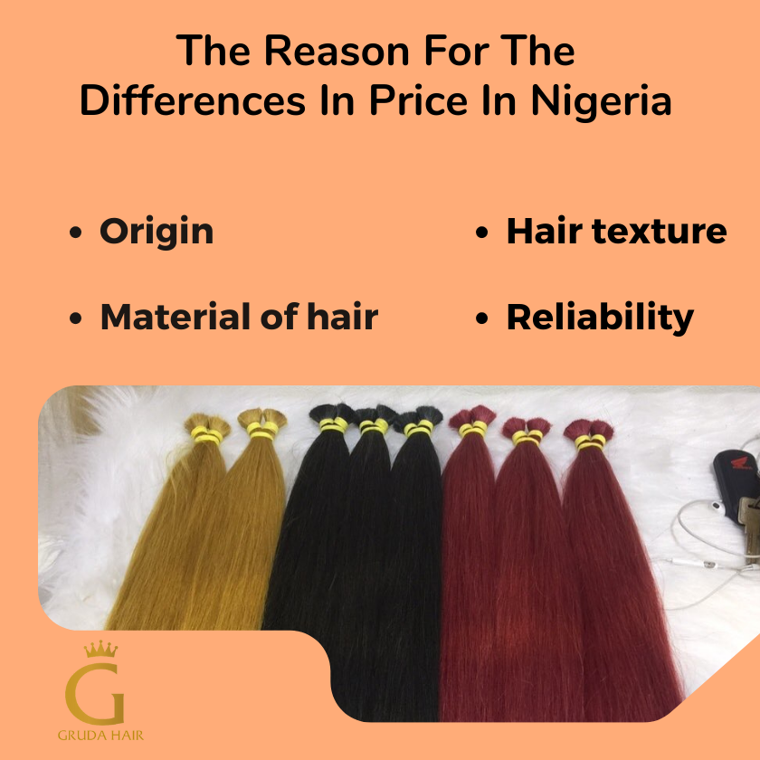 Factors leading to the differences in price of Vietnamese Bone Straight Hair in Nigeria
