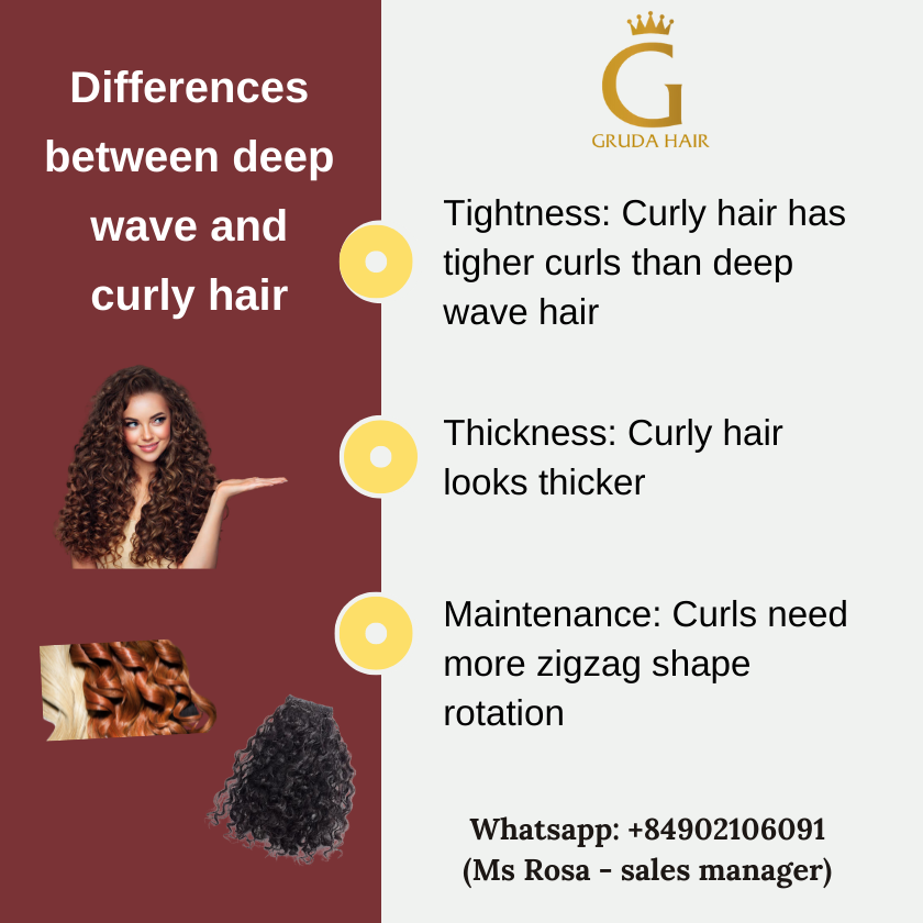 Differences Between Deep Wave And Curly Hair
