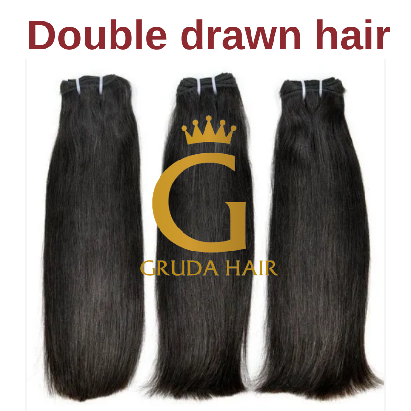 Double Drawn Hair Have The Same Length From Top To Ends