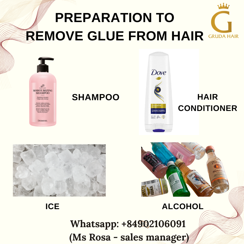 Preparation Before Removing Glue From Hair