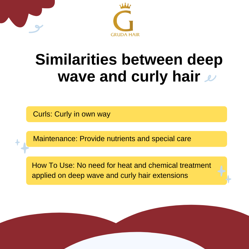 Similarities Between Deep Wave And Curly Hair