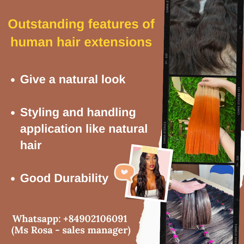 Outstanding Features Of Human Hair Extensions