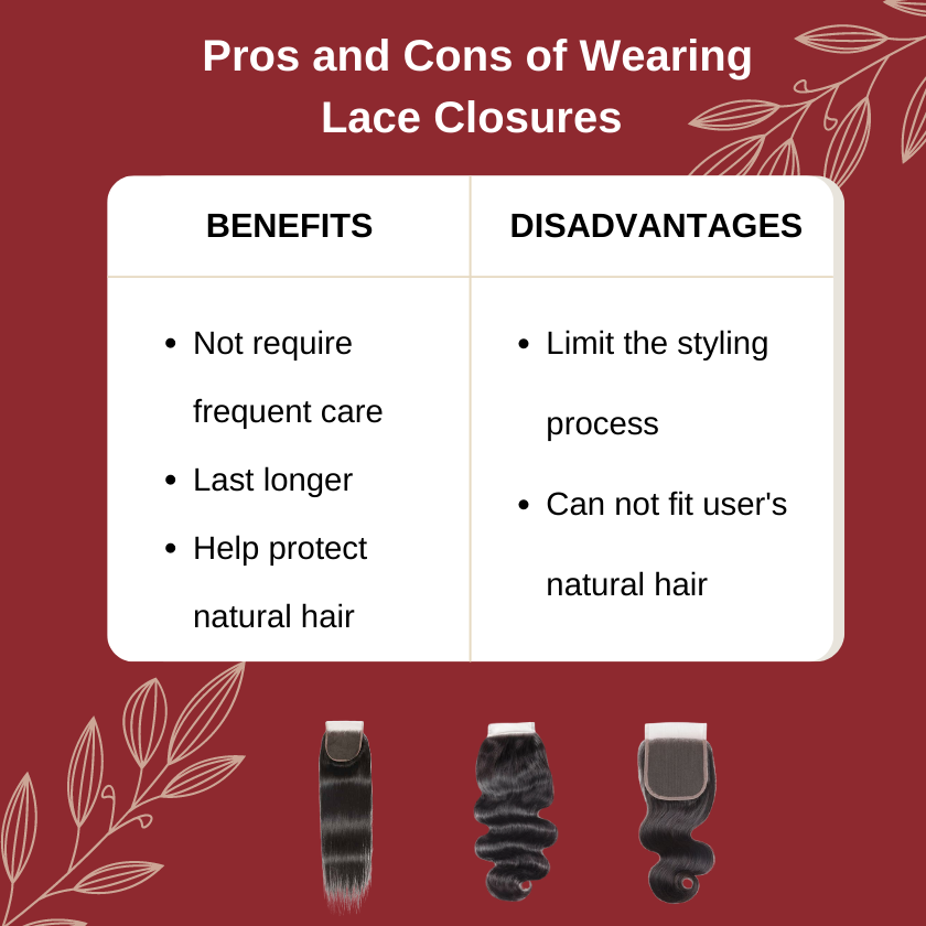 Pros And Disadvantages Of Wearing Lace Closures