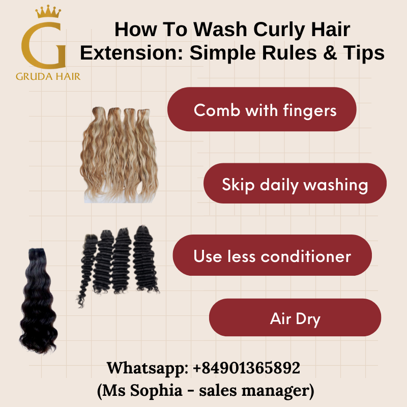 Some Rules And Tips When Washing The Curly Hair