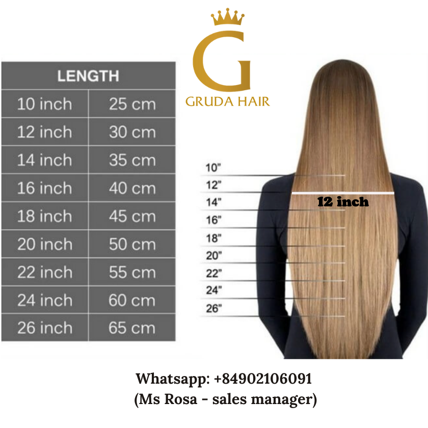 The Length Of 12 Inch Hair Extensions