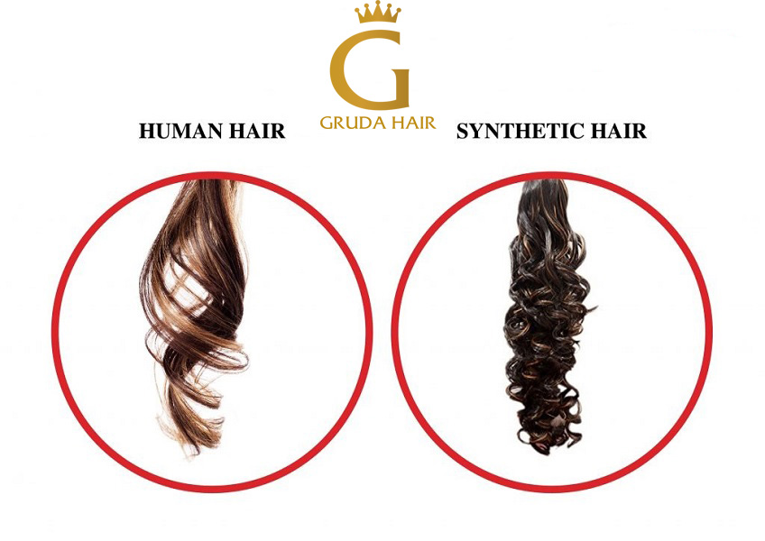 Synthetic Hair Human Hair 1