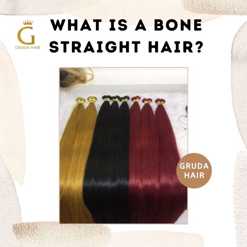 What is a bone straight hair?