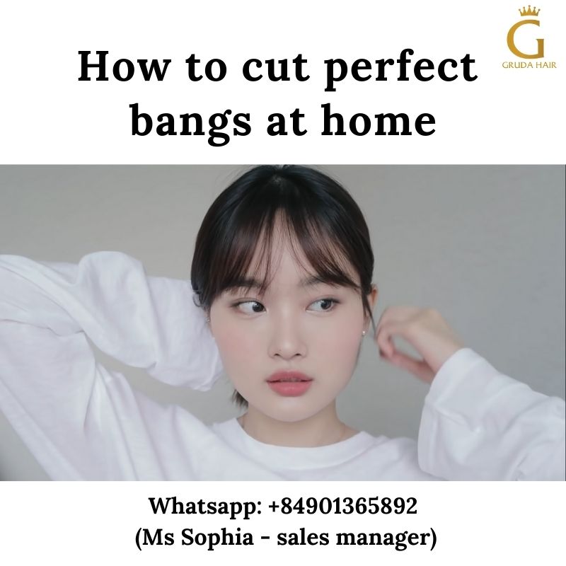 how to cut perfect bangs at home