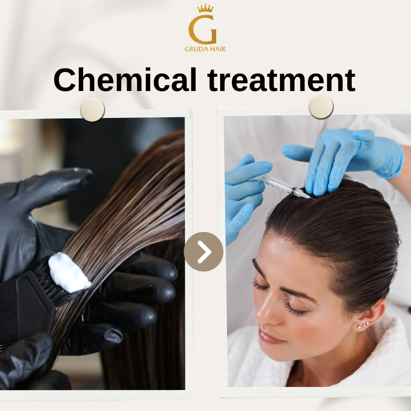 Chemical treatment is a reasons explaining why hair is tangled