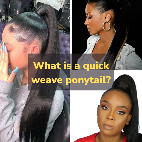 How To Do A Quick Weave Ponytail Easily At Home