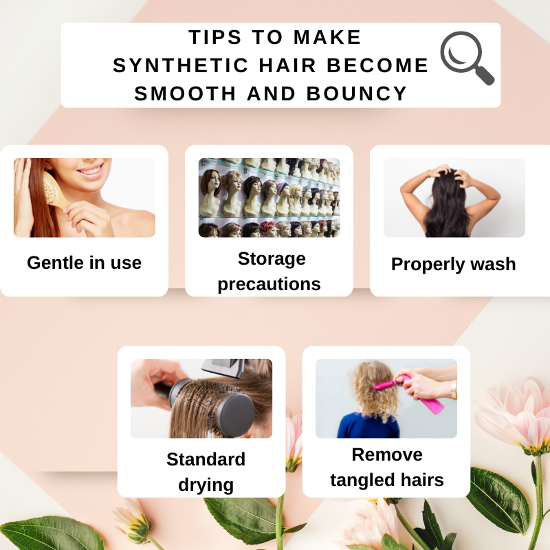 Tips To Make Synthetic Hair Become Smooth And Always Beautiful Tips To Make Synthetic Hair Become Smooth And Always Beautiful