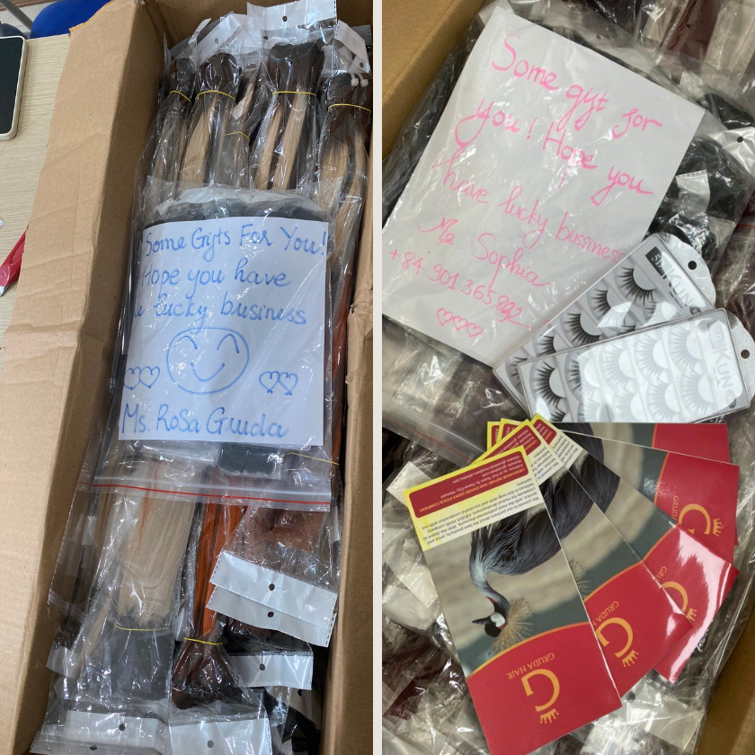 Gifts Gruda Hair Sends To Our Customers Gifts Gruda Hair Sends To Our Customers